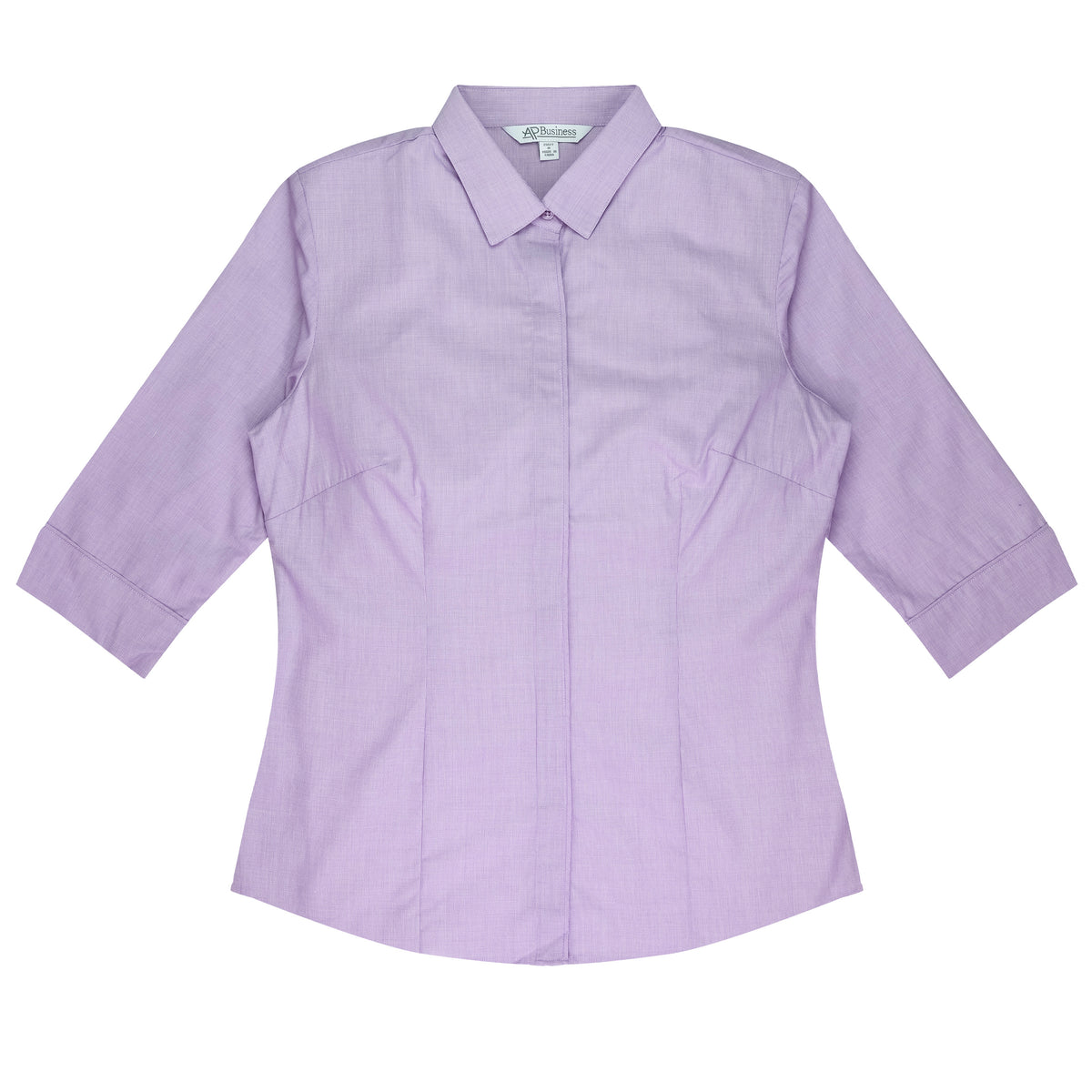 GRANGE LADY SHIRT 3/4 SLEEVE RUNOUT - V2902T - MAUVE