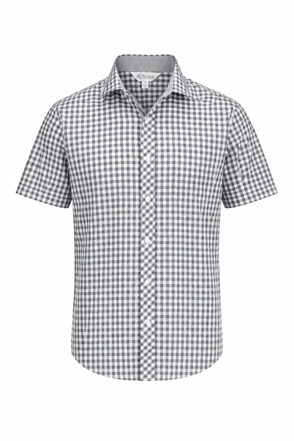 BRIGHTON MENS SHIRT SHORT SLEEVE - V1909S - BLACK
