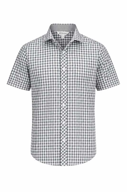 BRIGHTON MENS SHIRT SHORT SLEEVE - V1909S - BLACK
