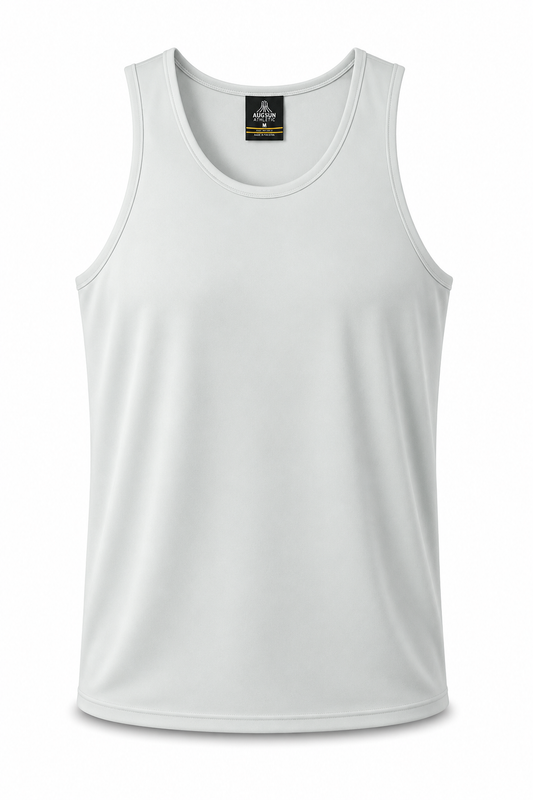 BOTANY MENS SINGLETS - V1107 - WHITE