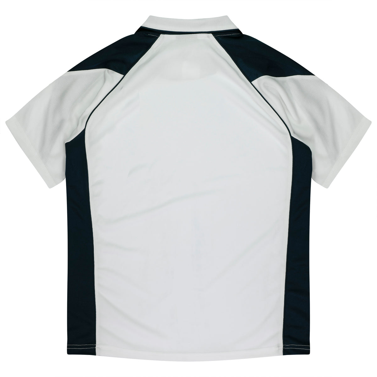 PREMIER KIDS POLOS - V3301 - WHITE/NAVY