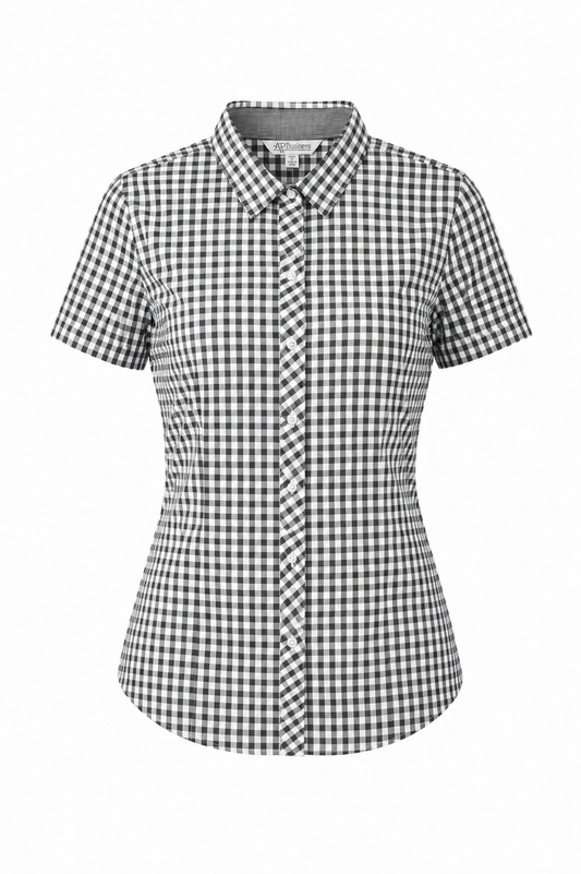 BRIGHTON LADY SHIRT SHORT SLEEVE - V2909S - BLACK