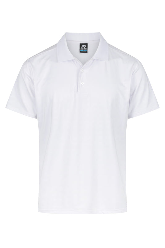 NOOSA MENS POLOS - V1325 - WHITE