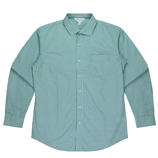EPSOM MENS SHIRT LONG SLEEVE - V1907L - EMERALD