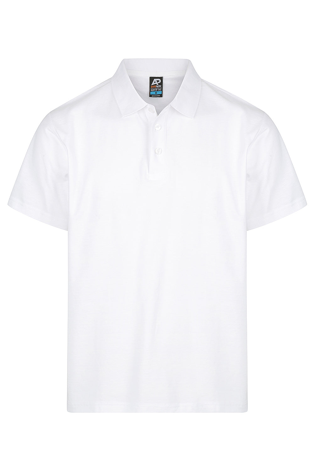 HUNTER MENS POLOS - V1312 - WHITE