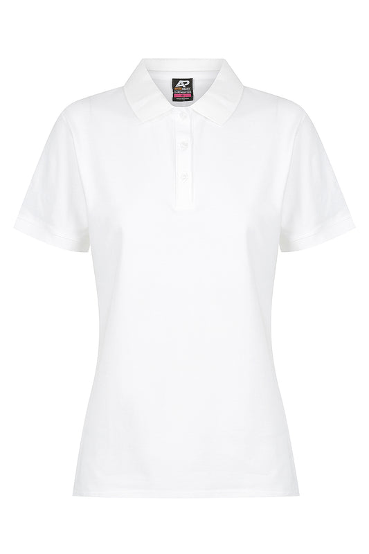 CLAREMONT LADY POLOS - V2315 - WHITE