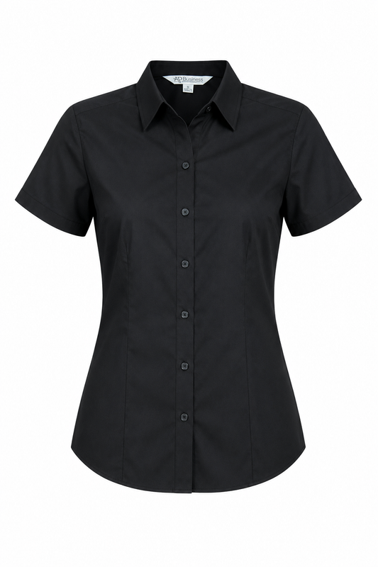 KINGSWOOD LADY SHIRT SHORT SLEEVE - V2910S - BLACK
