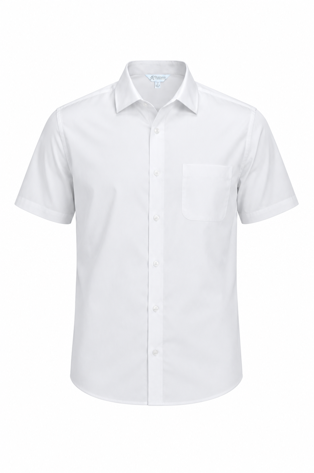 KINGSWOOD MENS SHIRT SHORT SLEEVE - V1910S - WHITE