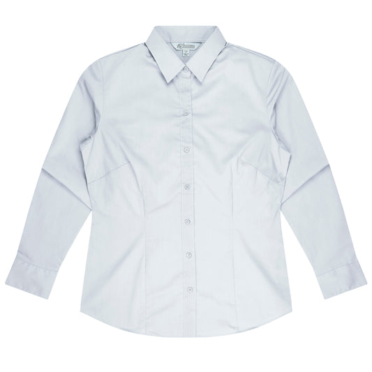 MOSMAN LADY SHIRT LONG SLEEVE - V2903L - WHITE