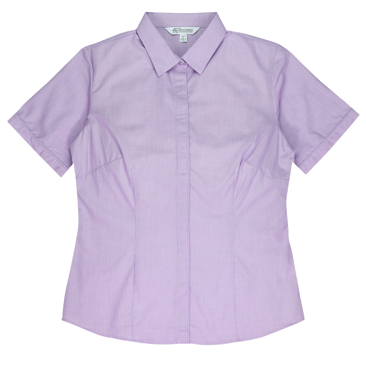 GRANGE LADY SHIRT SHORT SLEEVE RUNOUT - V2902S - MAUVE