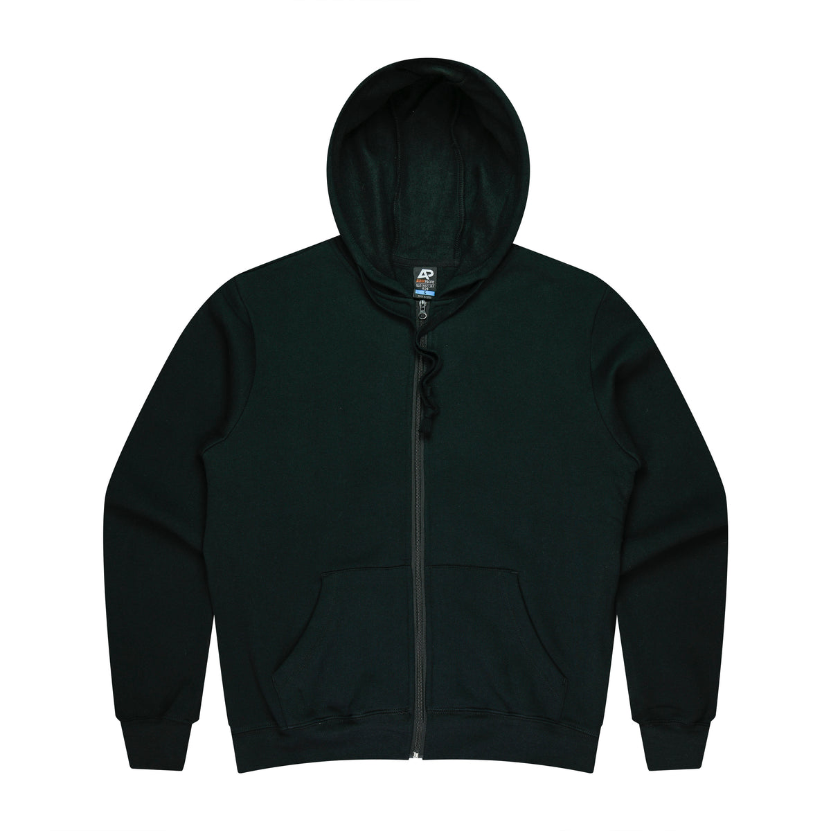 QUEENSCLIFF ZIP MENS HOODIES - V1528 - BLACK