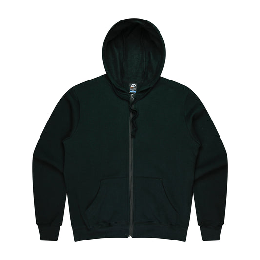 QUEENSCLIFF ZIP MENS HOODIES - V1528 - BLACK