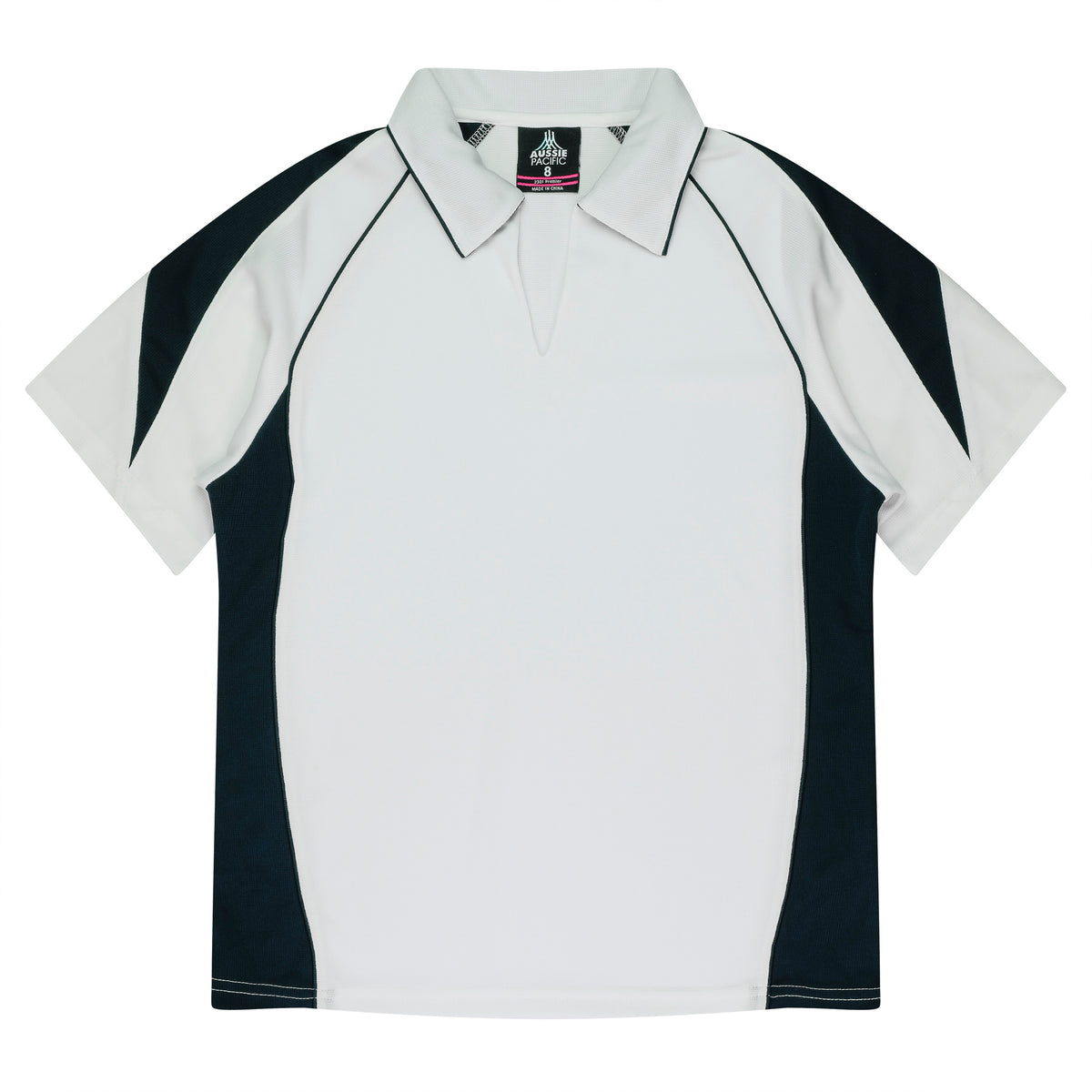 PREMIER LADY POLOS - V2301 - WHITE/NAVY