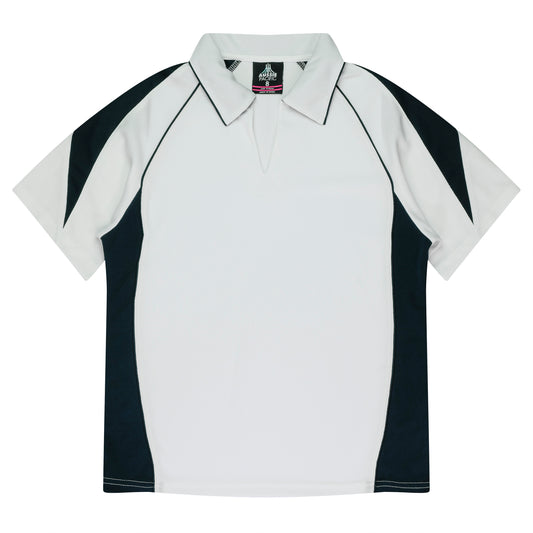 PREMIER LADY POLOS - V2301 - WHITE/NAVY