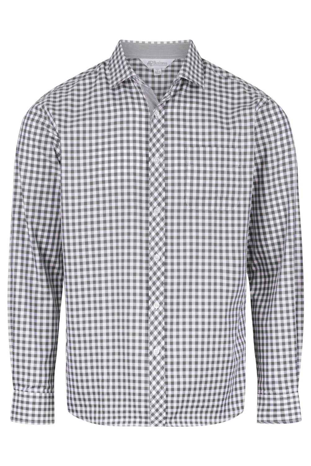 BRIGHTON MENS SHIRT LONG SLEEVE - V1909L - BLACK