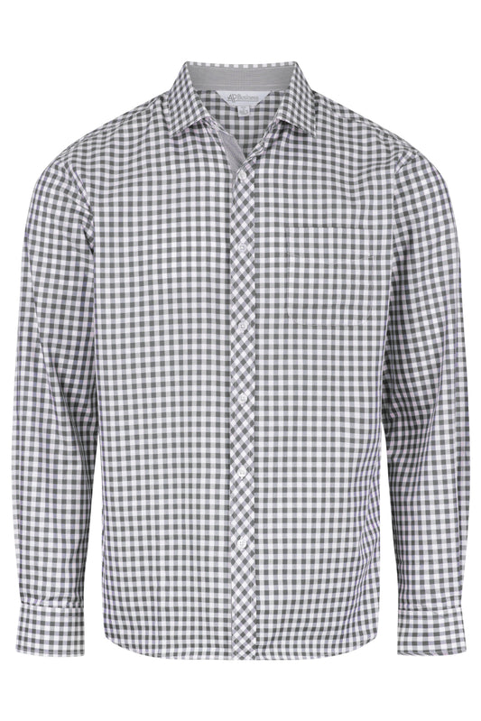 BRIGHTON MENS SHIRT LONG SLEEVE - V1909L - BLACK