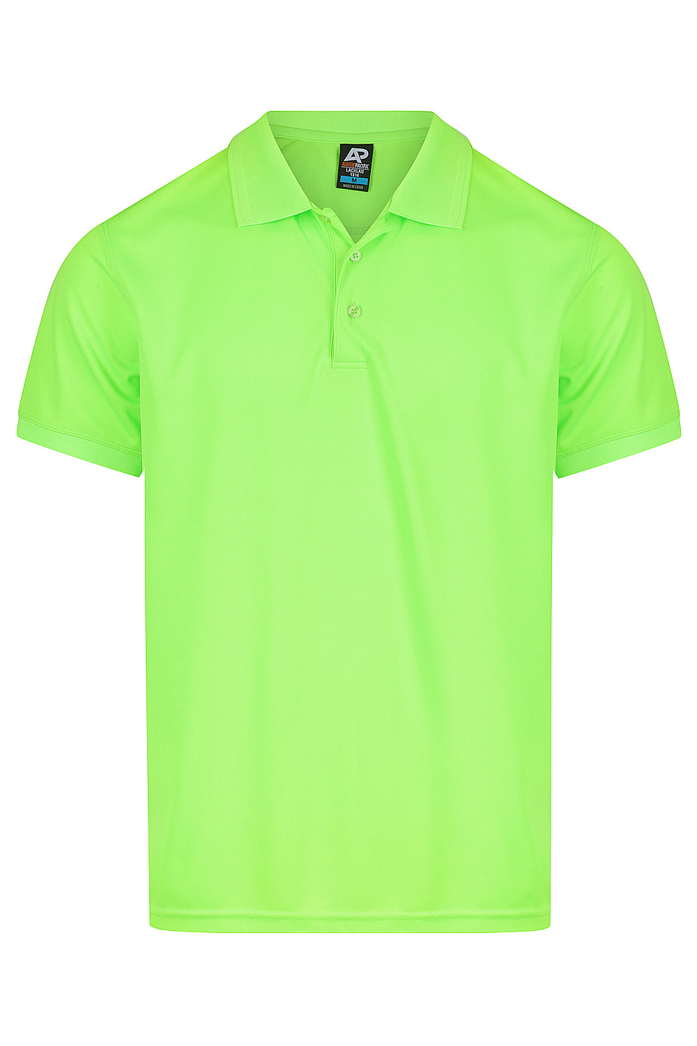 LACHLAN MENS POLOS RUNOUT - V1314 - NEON GREEN