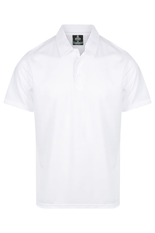 BOTANY MENS POLOS - V1307 - WHITE