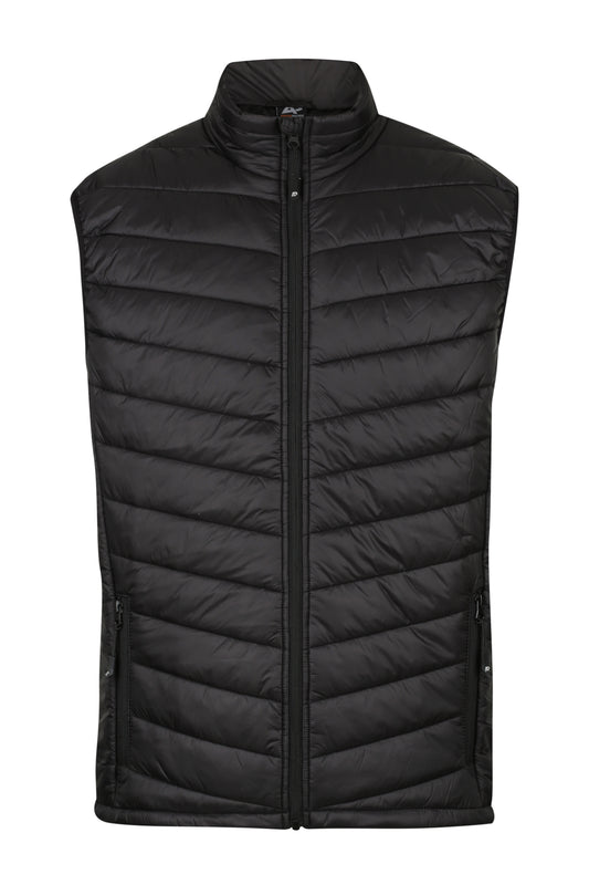 SNOWY MENS VESTS - V1523 - BLACK