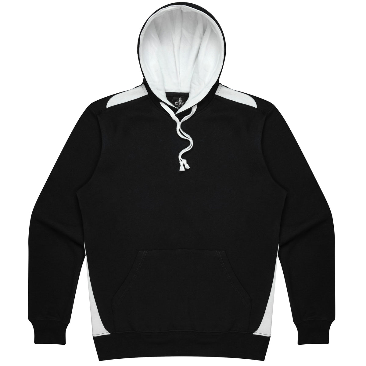 PATERSON MENS HOODIES - V1506 - BLACK/WHITE