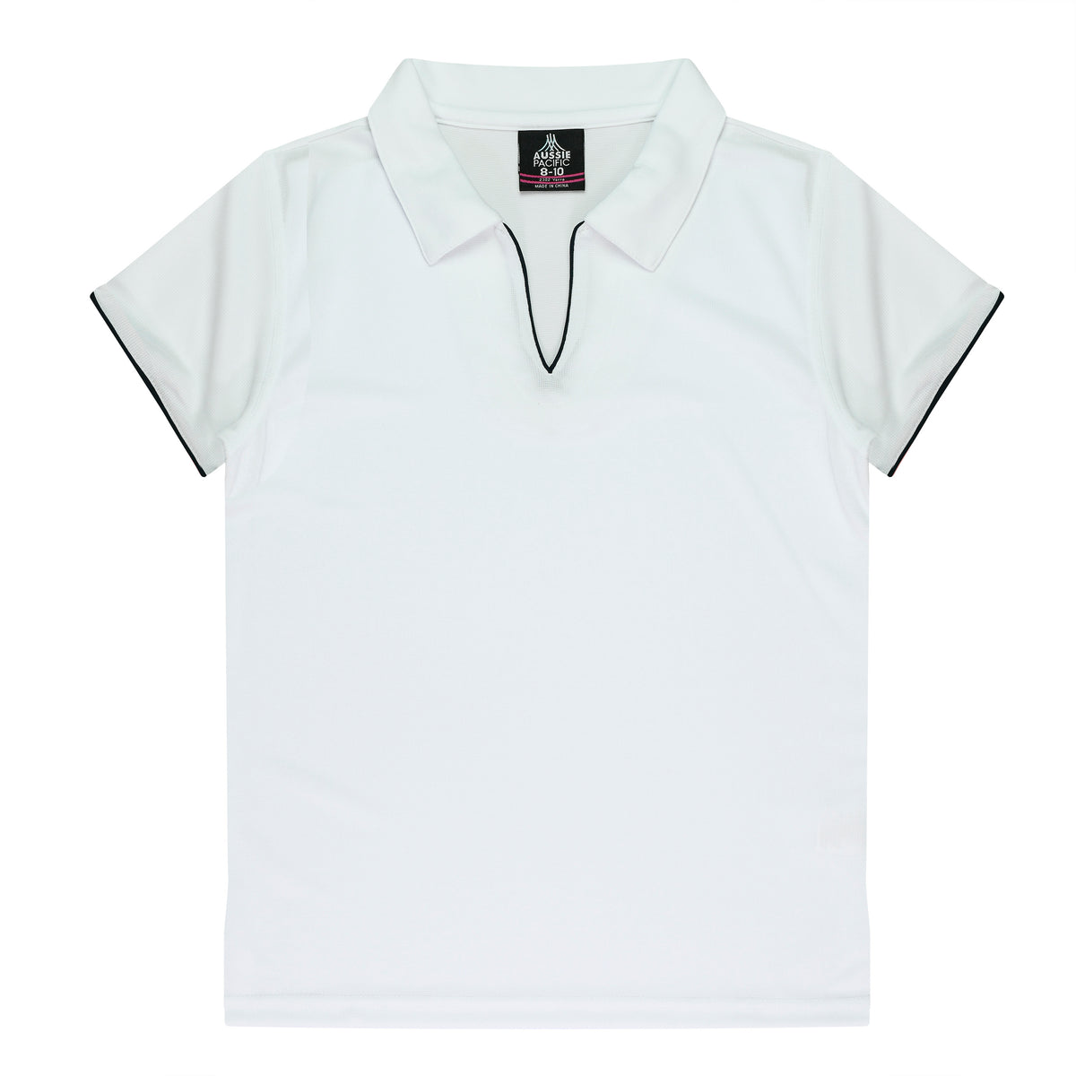 YARRA LADY POLOS - V2302 - WHITE/NAVY