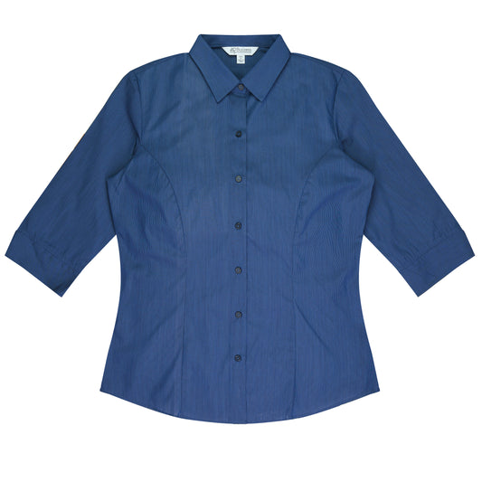 BELAIR LADY SHIRT 3/4 SLEEVE RUNOUT - V2905T - NAVY