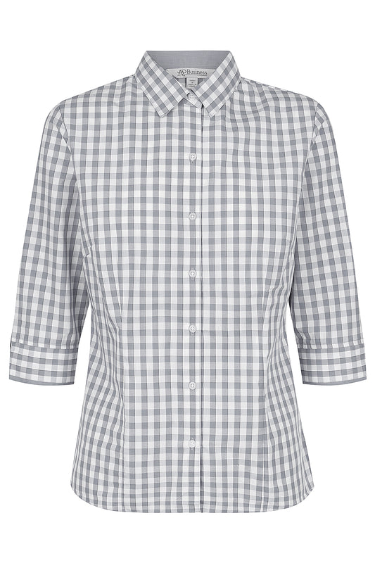 DEVONPORT LADY SHIRT 3/4 SLEEVE RUNOUT - V2908T