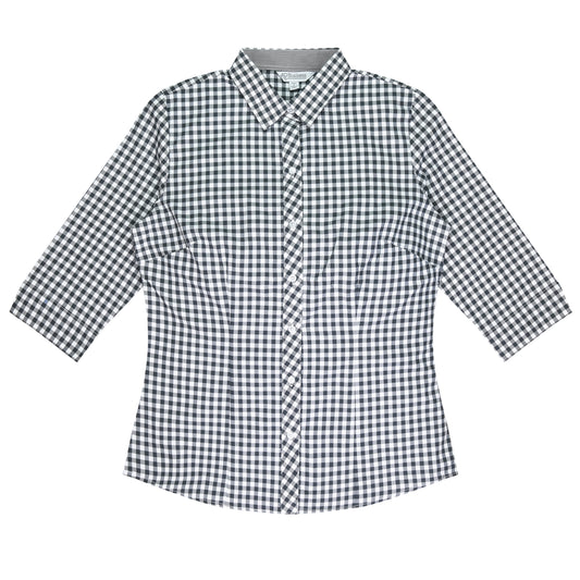 BRIGHTON LADY SHIRT 3/4 SLEEVE - V2909T - BLACK