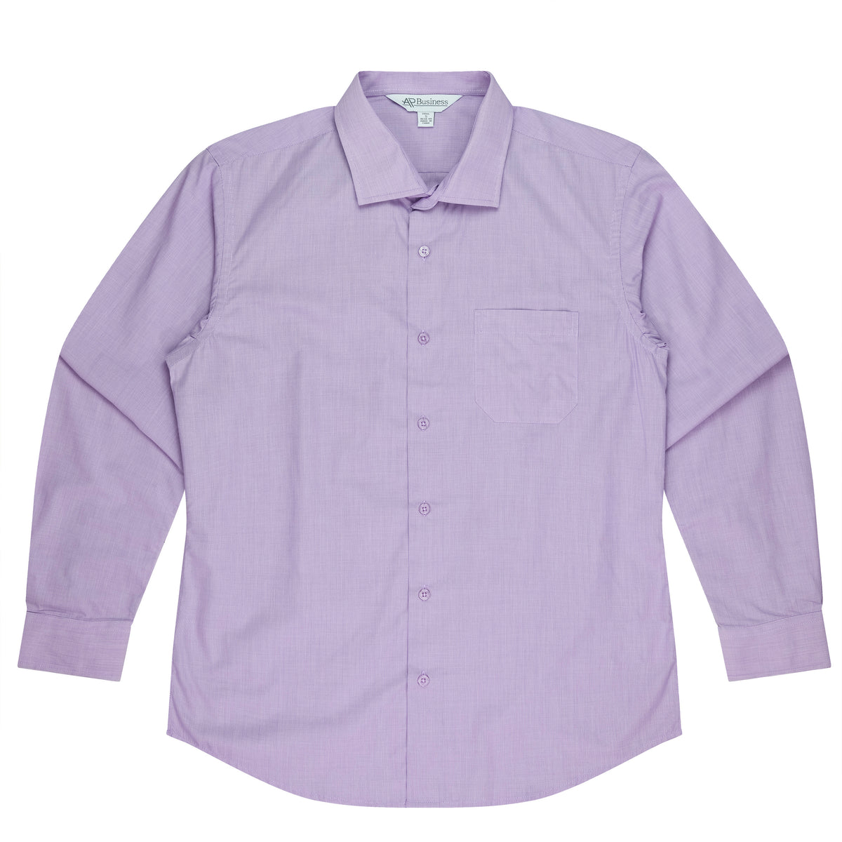 GRANGE MENS SHIRT LONG SLEEVE RUNOUT - V1902L - MAUVE