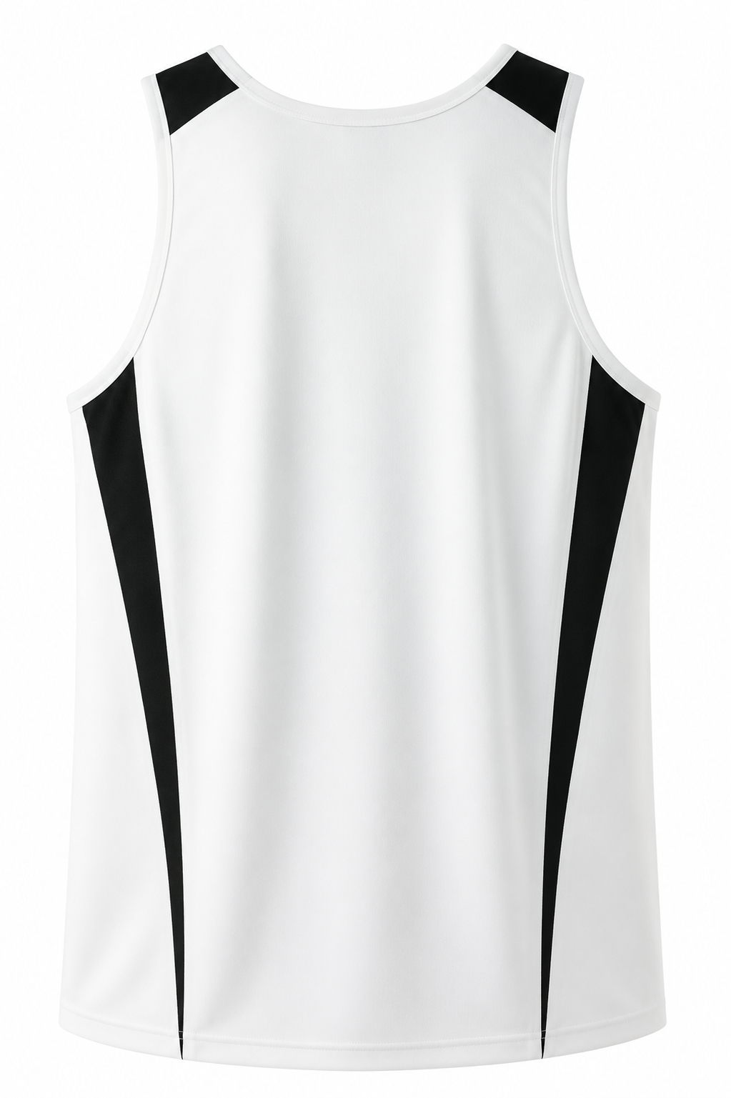 EUREKA MENS SINGLETS - V1104 - WHITE/BLACK