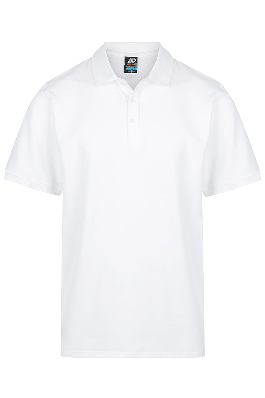 CLAREMONT MENS POLOS - V1315 - WHITE