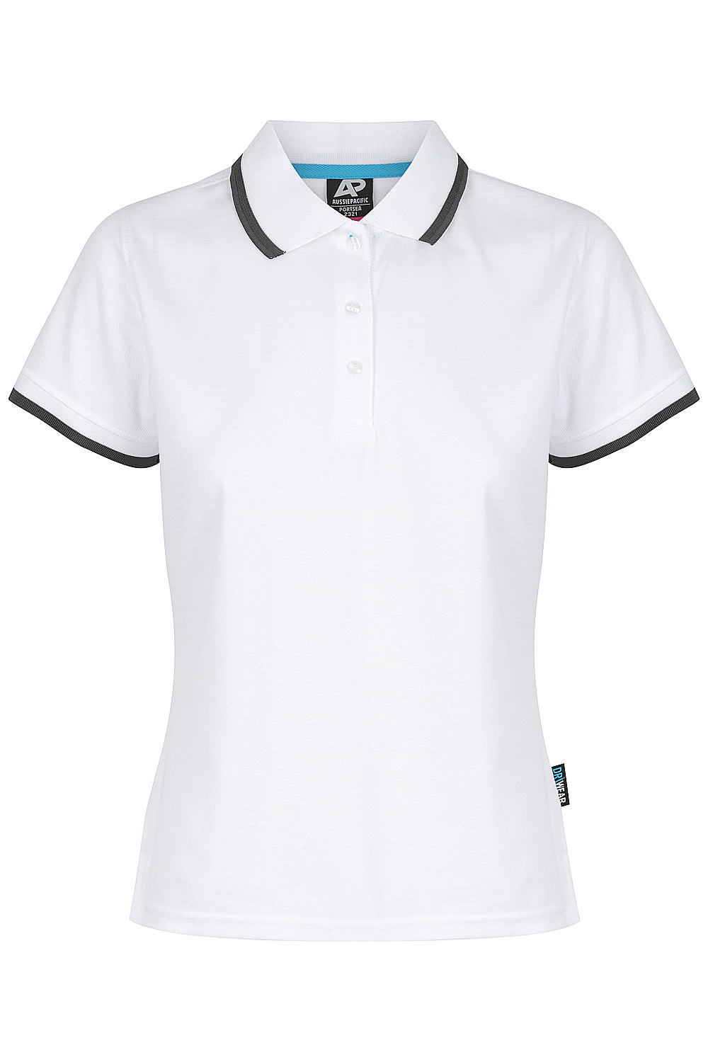 PORTSEA LADY POLOS - V2321 - WHITE/SLATE
