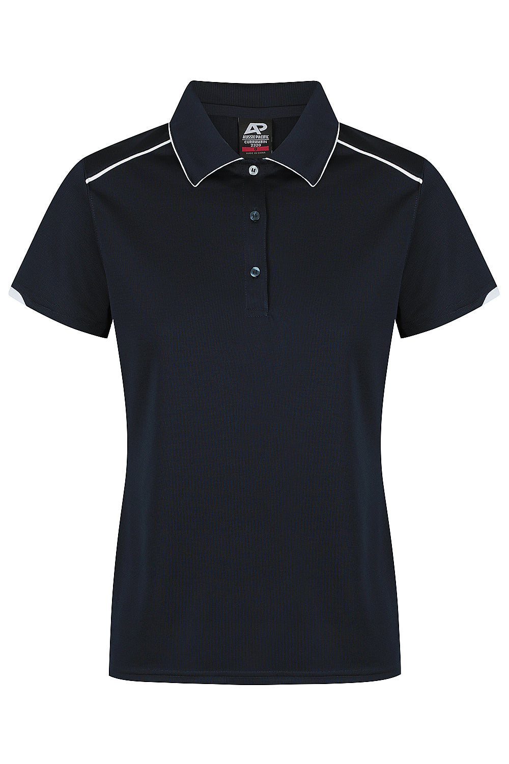 CURRUMBIN LADY POLOS - V2320 - NAVY/WHITE