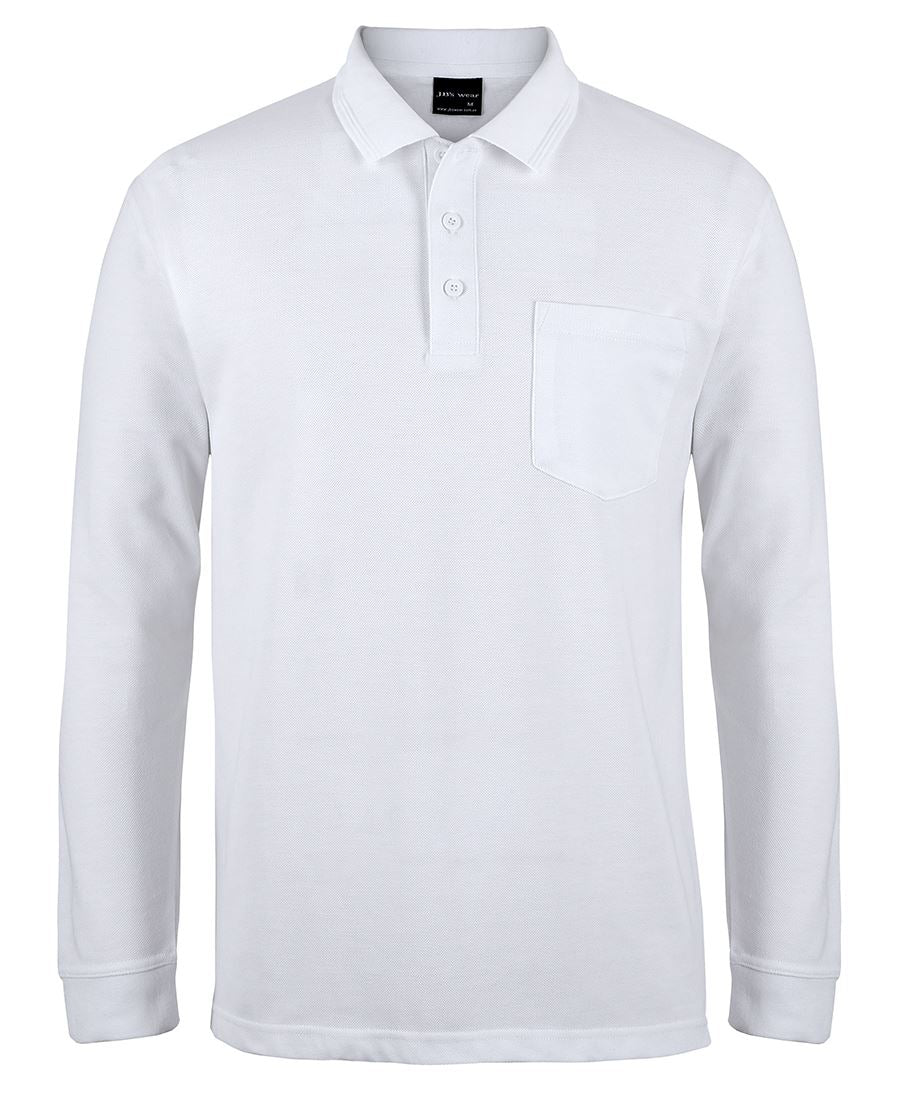JB's 210 L/S POCKET POLO NAVY