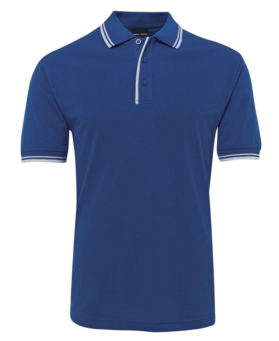 JB's CONTRAST POLO NAVY/RED