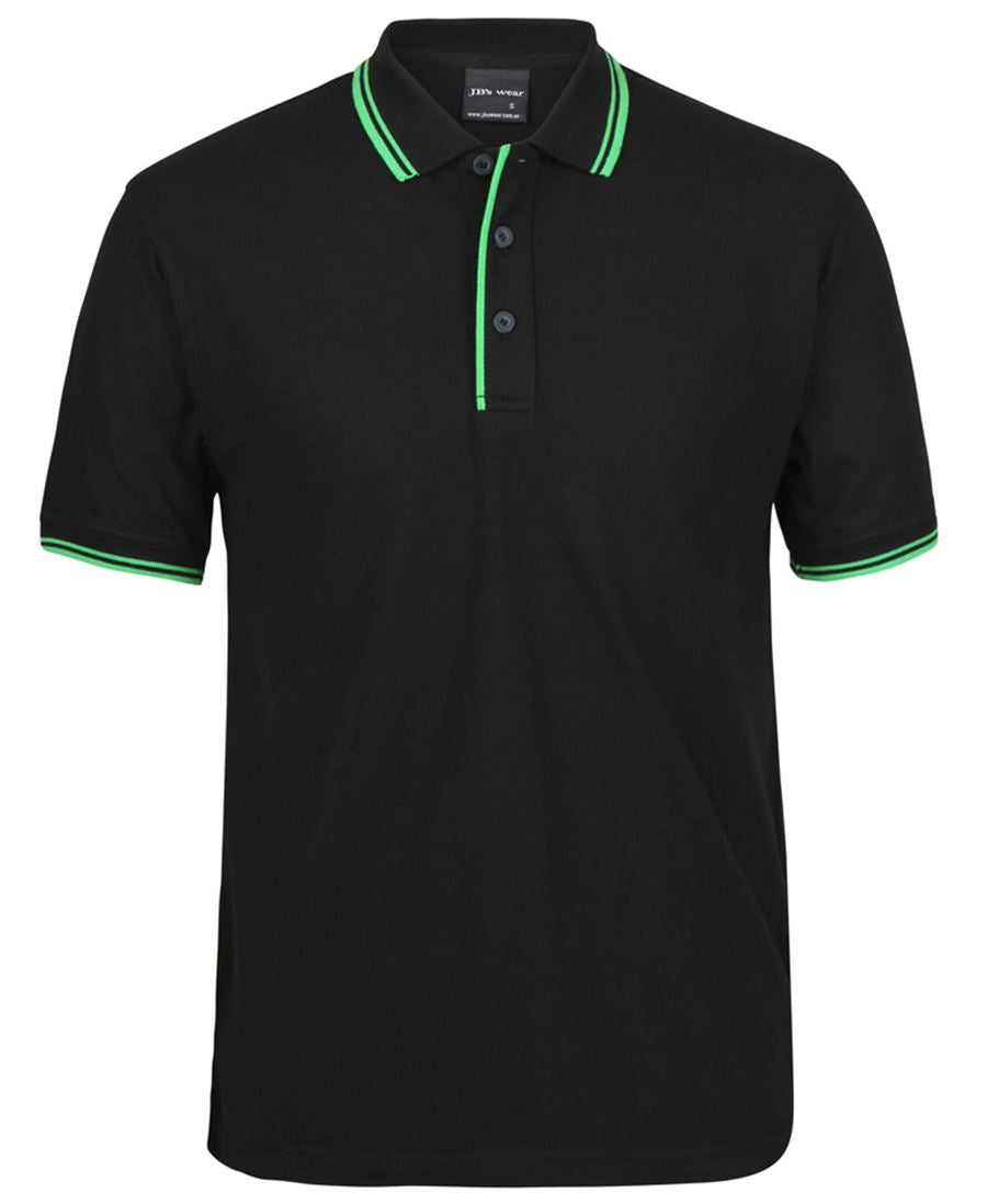 JB's CONTRAST POLO NAVY/RED