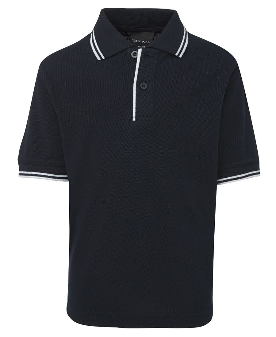 JB's KIDS CONTRAST POLO NAVY/GOLD