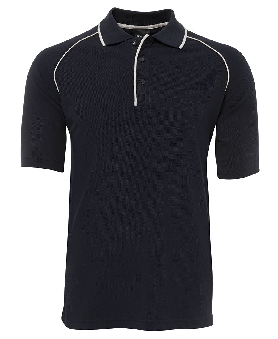 JB's RAGLAN POLO NAVY/WHITE