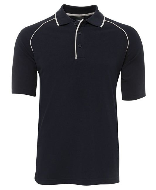 JB's RAGLAN POLO NAVY/WHITE