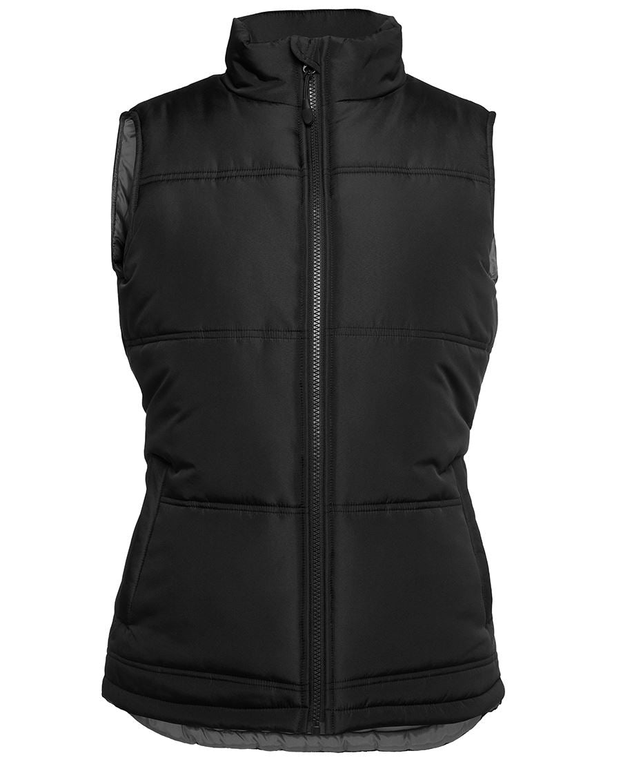 JB's LADIES ADV PUFFER VEST NAVY/GREY