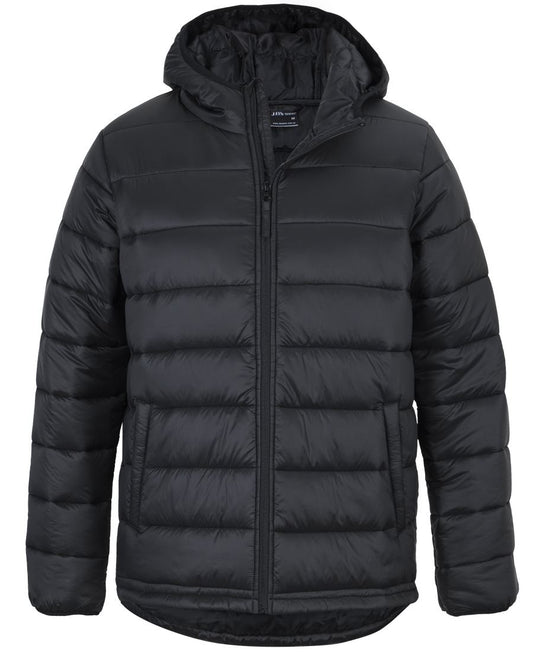 JB's URBAN HOODED PUFFER JACKET NAVY