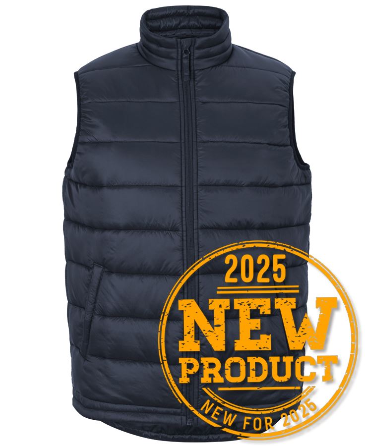 JB's URBAN PUFFER VEST NAVY