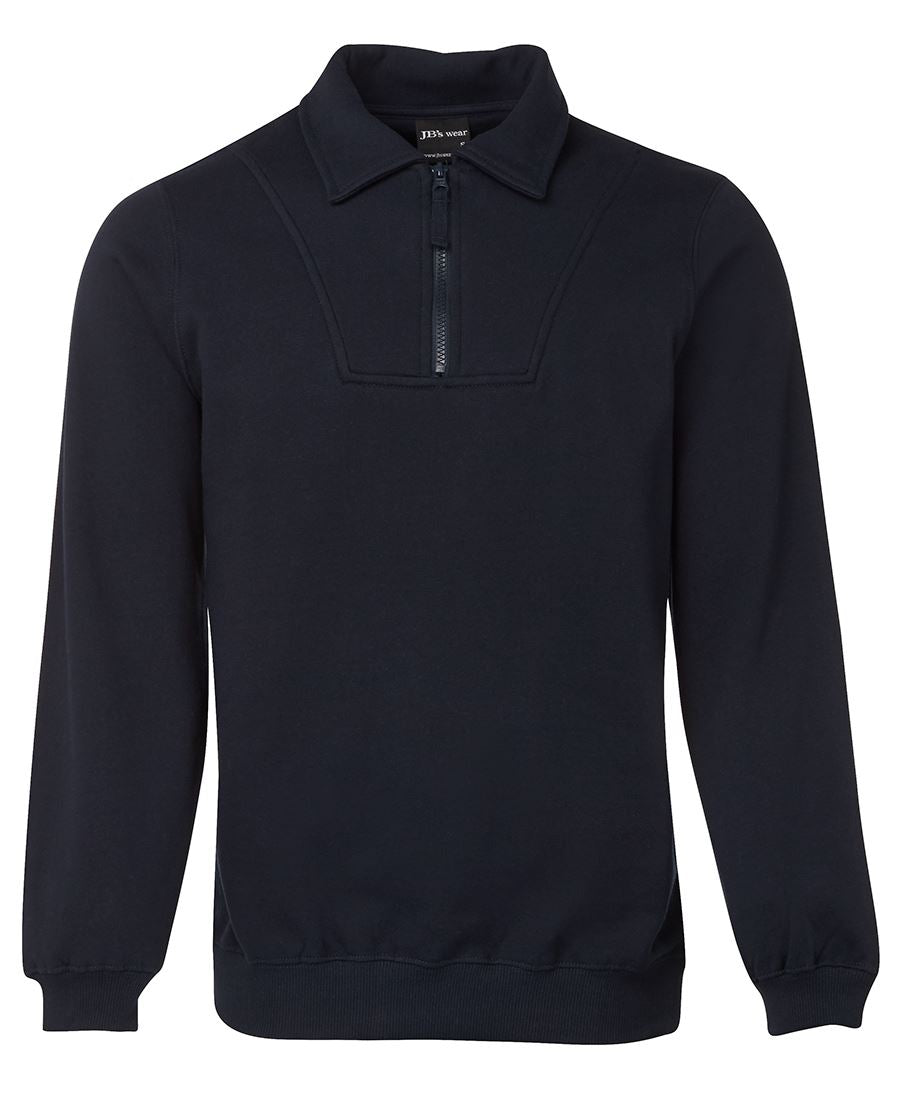 JB's 1/2 ZIP FLEECY SWEAT NAVY