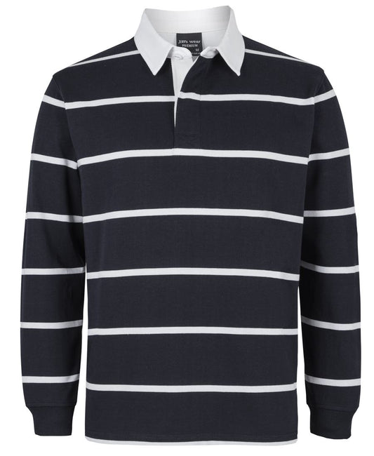 JB's YARN DYED RUGBY NAVY/RED