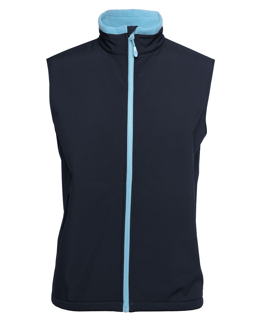 PDM THREE LAYER SOFTSHELL VEST NAVY