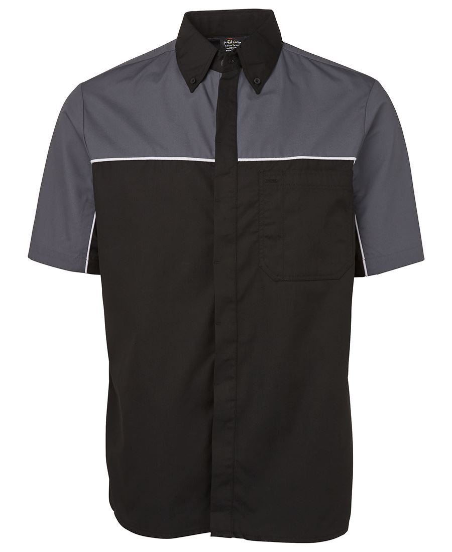 PODIUM MOTO SHIRT BLACK/RED/WHITE