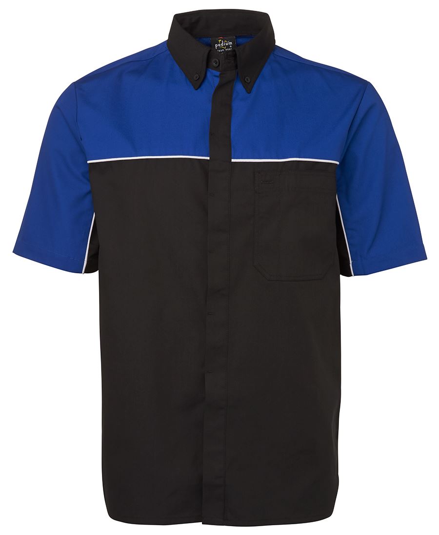 PODIUM MOTO SHIRT BLACK/RED/WHITE