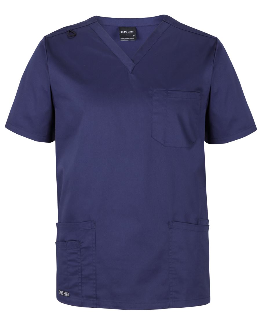 JB's UNISEX PREMIUM SCRUBS TOP NAVY