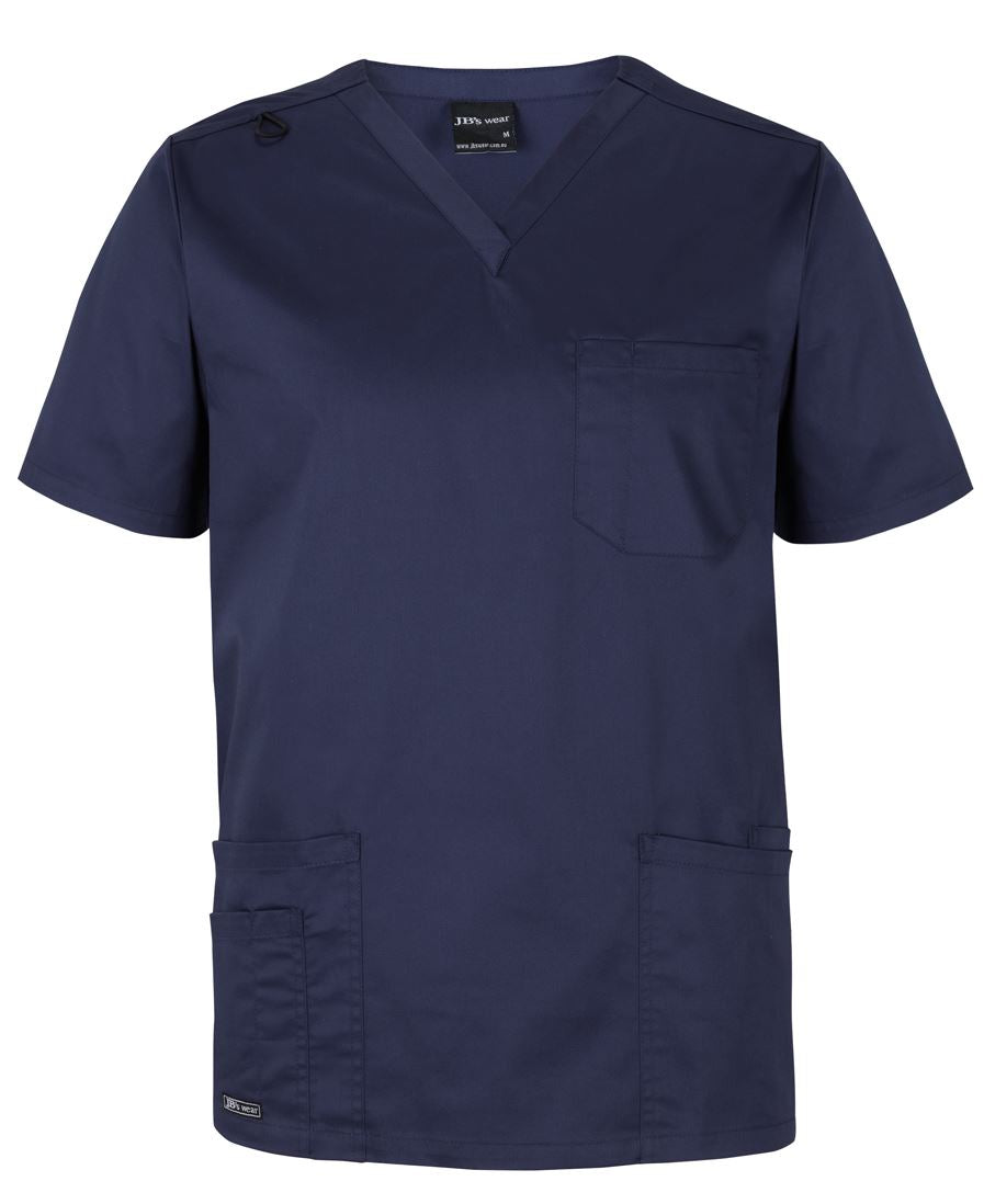 JB's UNISEX PREMIUM SCRUBS TOP NAVY