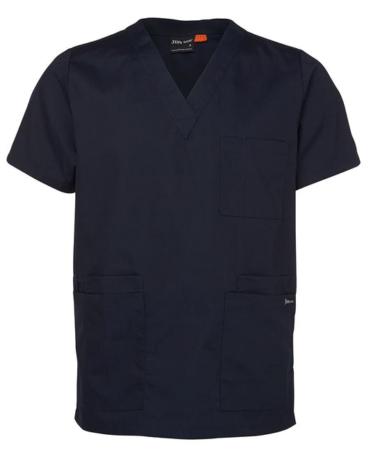 JB's UNISEX SCRUBS TOP NAVY